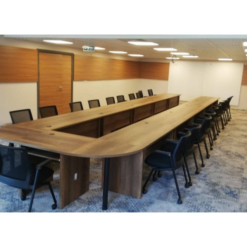 Oval Köşe Dönüşlü Toplantı Masası Oval Köşe Dönüşlü Toplantı Masası