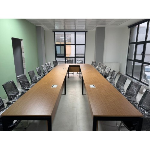 Dikdörtgen Beyaz Toplantı Masası KS784 Dikdörtgen Beyaz Toplantı Masası KS784