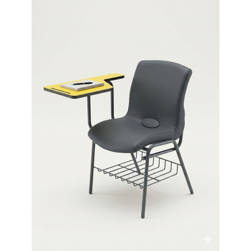 Prestij Döşemeli Yazı Tablalı Sandalye Prestij Döşemeli Yazı Tablalı Sandalye